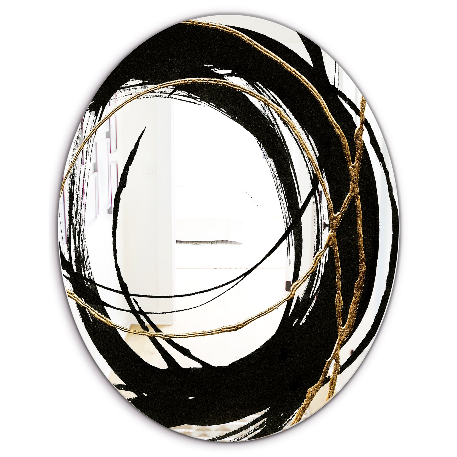 Porch & Den 'Black & White 10 - Glam Mirror