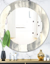 Gold Glamour Direction I - Modern Mirror - Frameless Oval or Round Wall Mirror