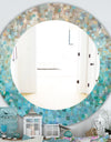 Silver Orchid Brian 'Blocked Abstract - Traditional Mirror