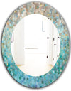 Silver Orchid Brian 'Blocked Abstract - Traditional Mirror