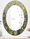 Porch & Den 'Rain Abstract V - Modern Bathroom Mirror