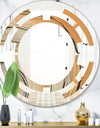 Glam Canion II - Modern Round or Oval Wall Mirror - Space