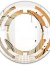 Glam Canion II - Modern Round or Oval Wall Mirror - Space