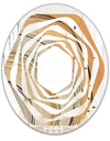 Glam Canion II - Modern Round or Oval Wall Mirror - Whirl