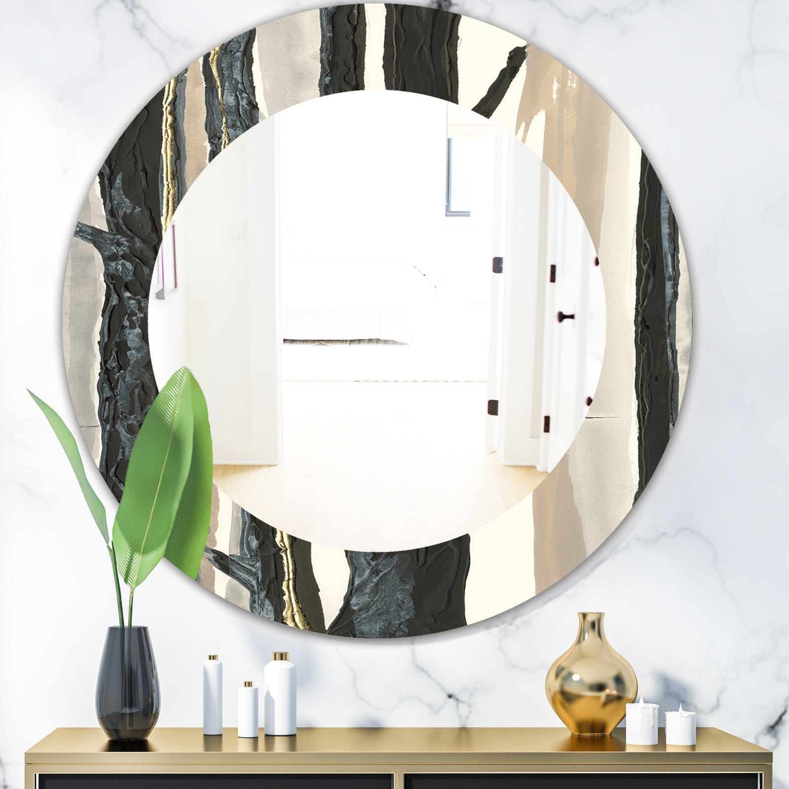 Porch & Den 'Forest Silhouette II - Modern Mirror