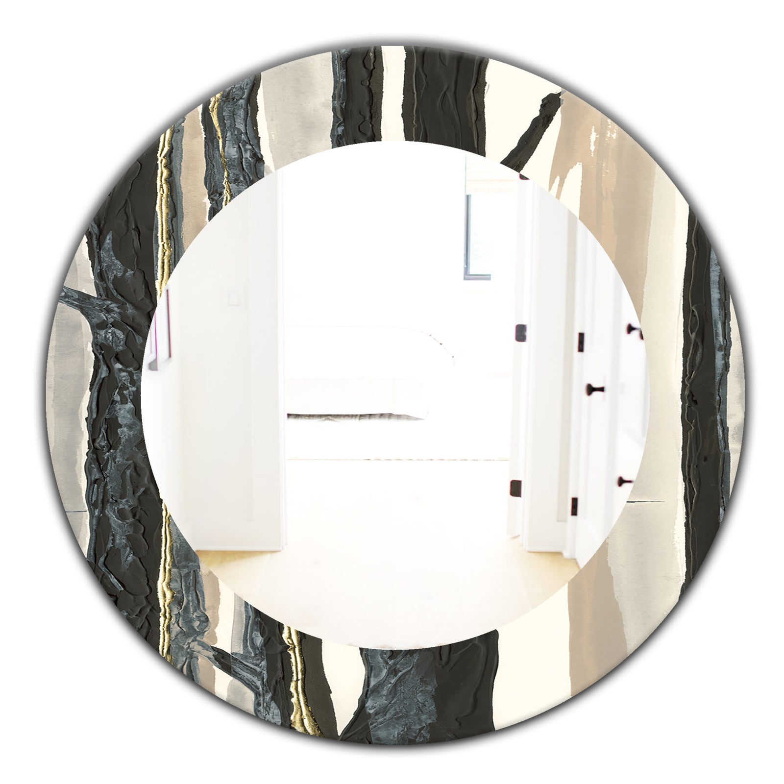 Porch & Den 'Forest Silhouette II - Modern Mirror