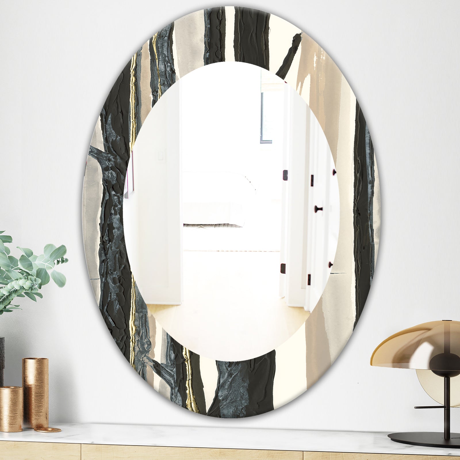 Porch & Den 'Forest Silhouette II - Modern Mirror