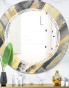Porch Den 'Geometric Beige Glacier - Wall Mirror