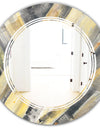 Porch Den 'Geometric Beige Glacier - Wall Mirror