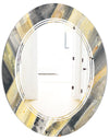 Porch Den 'Geometric Beige Glacier - Wall Mirror