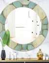 Geometric Title Element - Modern Mirror - Oval or Round Wall Mirror