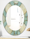 Geometric Title Element - Modern Mirror - Oval or Round Wall Mirror