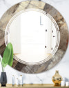 Fire and Ice Minerals III - Modern Round or Oval Wall Mirror - Triple C