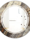 Fire and Ice Minerals III - Modern Round or Oval Wall Mirror - Triple C