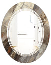 Fire and Ice Minerals III - Modern Round or Oval Wall Mirror - Triple C