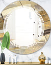 Fire and Ice Minerals V - Modern Round or Oval Wall Mirror - Triple C