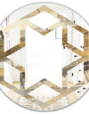 Fire and Ice Minerals V - Modern Round or Oval Wall Mirror - Hexagon Star
