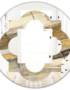 Fire and Ice Minerals V - Modern Round or Oval Wall Mirror - Quatrefoil