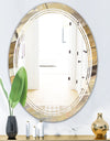 Fire and Ice Minerals V - Modern Round or Oval Wall Mirror - Triple C