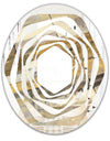 Fire and Ice Minerals V - Modern Round or Oval Wall Mirror - Whirl