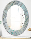 Lost In Geometric Element - Modern Mirror - Frameless Oval or Round Wall Mirror