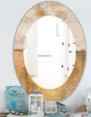 Amber Modern Horizon - Traditional Mirror - Oval or Round Wall Mirror