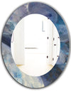 Porch & Den Daniel Indigo Abstract Pattern Mirror