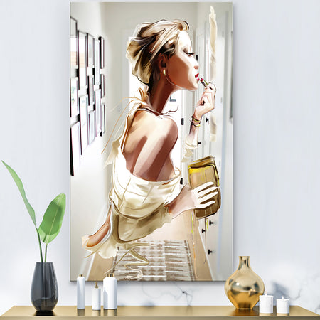 Fashion Woman - Fashion Art Mirror - Contemporary print on Mirror