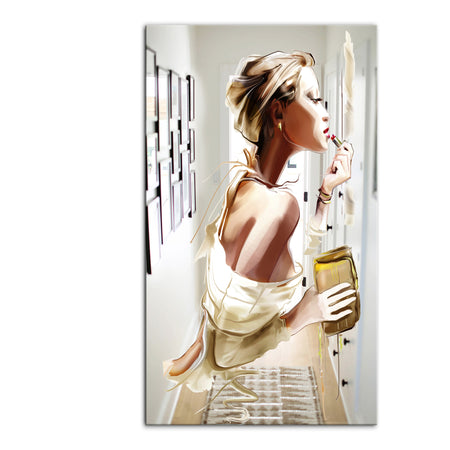 Fashion Woman - Fashion Art Mirror - Contemporary print on Mirror