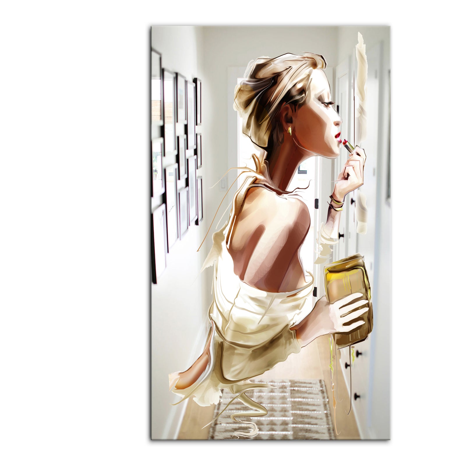 Fashion Woman - Fashion Art Mirror - Contemporary print on Mirror
