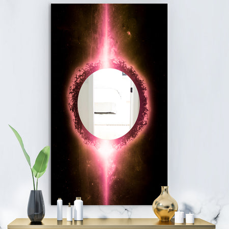 Black Hole Space - Modern Mirror - Contemporary Print on Mirror