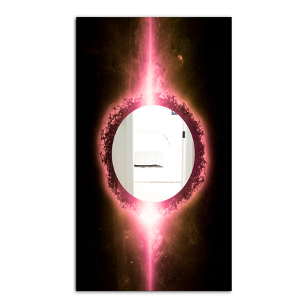 Black Hole Space - Modern Mirror - Contemporary Print on Mirror