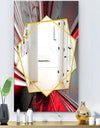 Fractal Deep Into Middle - Modern Mirror - Frameless Contemporary Wall Mirror