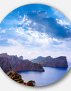 Majorca Formentor Cape Rocks - Seascape Round Wall Art