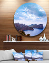 Majorca Formentor Cape Rocks - Seascape Round Wall Art