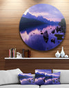 Coniston Water in the Lake District - Landscape Round Metal Wall Art