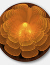 Water Lily Digital Art Fractal Flower - Floral Circle Wall Art