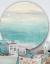 From the Shore - Farmhouse Metal Circle Wall Art