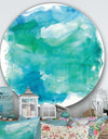 Sea Glass - Farmhouse Metal Circle Wall Art