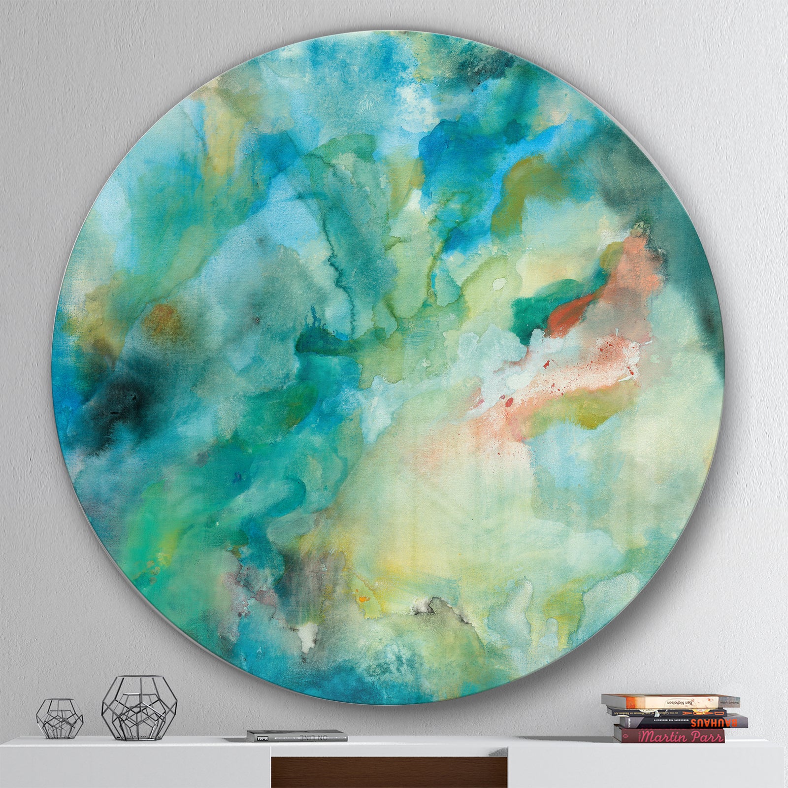 Interstellar - Geometric Metal Circle Wall Art