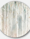 Porch & Den A Woodland Walk into the Forest III - Farmhouse Metal Circle Wall Art