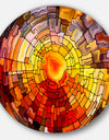 Return Of Stained Glass - Contemporary Glossy Metal Wall Art