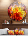 Return Of Stained Glass - Contemporary Glossy Metal Wall Art