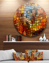 Dreaming Of Stained Glass - Abstract Glossy Metal Wall Art