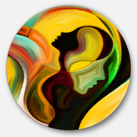 Way of Parenting - Abstract Glossy Metal Wall Art