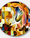 Way of Inner Paint - Abstract Glossy Metal Wall Art