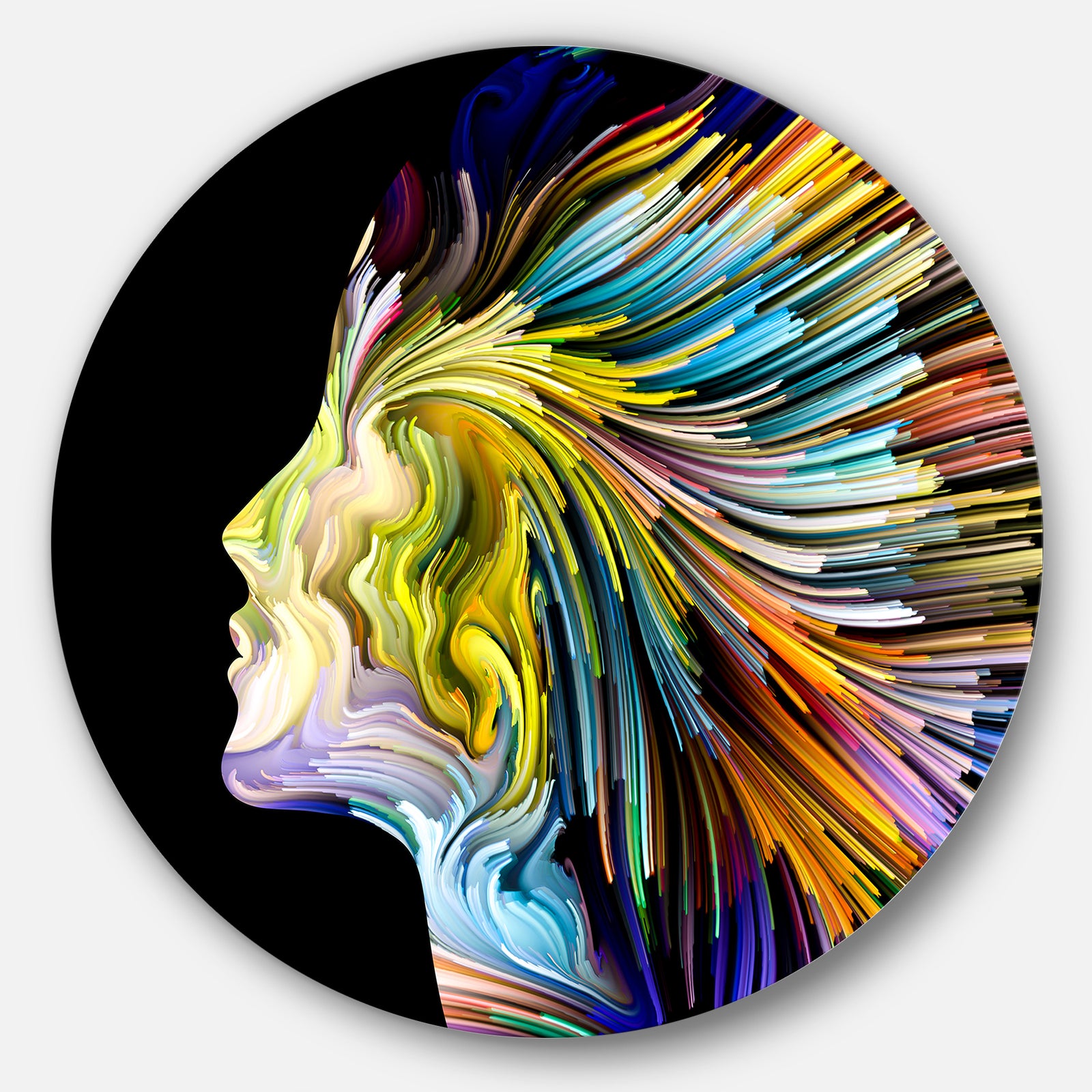 Endless Imagination - Abstract Glossy Metal Wall Art