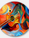 Music and Rhythm - Abstract Glossy Metal Wall Art