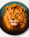 The Lion of Judah - Animal Glossy Metal Wall Art