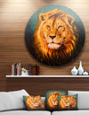 The Lion of Judah - Animal Glossy Metal Wall Art